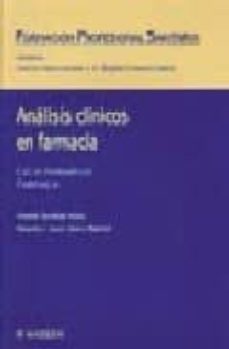 analisis clinicos en farmacia-alberto sorribas vivas-francisco javier valero barlabe-9788445811009