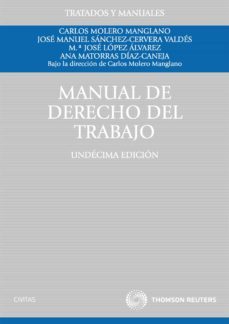 manual de derecho del trabajo  (11º ed.)-carlos moleno manglano-9788447036509