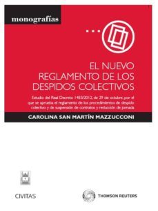 el nuevo reglamento de los despidos colectivos-9788447041909