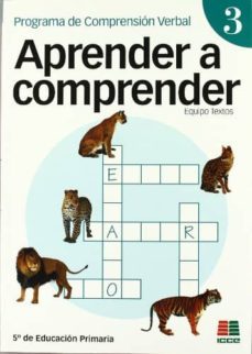 aprender a comprender 3 (5º educacion primaria)-9788472782709