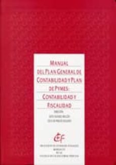 manual del plan general de contabilidad de pymes: contabilidad y fiscalidad-9788480083409