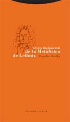 lexico fundamental de metafisica de leibniz-9788481648409