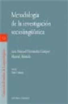 metodologia de la investigacion sociolinguistica-9788484449409