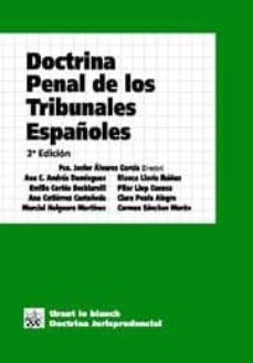 doctrina penal de los tribunales españoles.  2ª ed-9788484568209