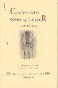 cuatro notas sobre althusser (xx premio internacional de cuento 2006)-juan retana-9788495418609