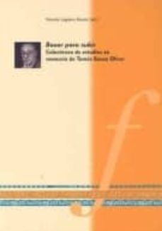 baxar para subir: colectanea de estudios en memoria de tomas bues a oliver-vicente laguens gracia-9788499110509