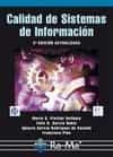 calidad de sistemas de informacion (2ª ed)-9788499640709