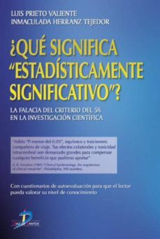 que significa 'estadisticamente significativo'? (ebook)-9788499699509