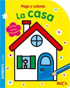 la casa (pega y colorea)-9789463072809