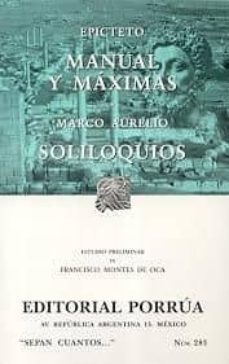 manual y maximas; soliloquios (8ª ed.)-9789700750309