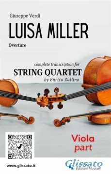 viola part of "luisa miller" for string quartet (ebook)-9791220866309