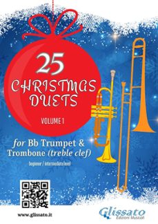 25 christmas duets for bb trumpet and trombone (treble clef)  volume 1 (ebook)-9791222425009