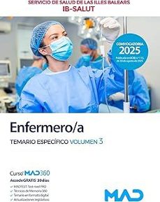 enfermero/a del servicio de salud de las illes balears (ib salut) temario especifico volumen 3.-9791370282509