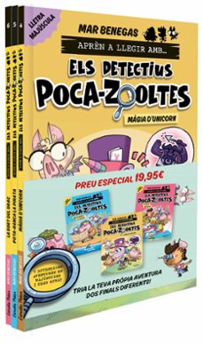 pack apren a llegir amb... els detectius poca-zooltes!  4,5 i 6: en lletra majus-mar benegas-9791387782009