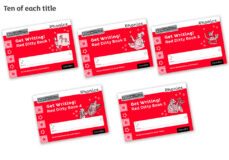 read write inc. phonics. get writing! red ditty books 1-5 pack of 50 ne-9780198373919