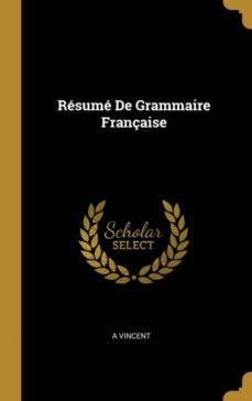 rsum de grammaire franaise-9780270214819