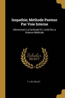 isopathie; methode pasteur par voie interne-9780270382419