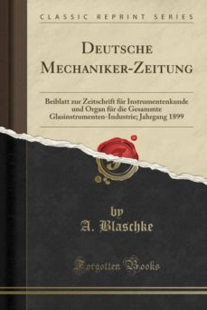 deutsche mechaniker-zeitung-9780365605119