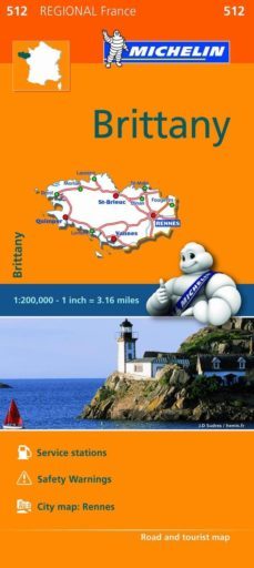 mapa regional brittany-9782067209619