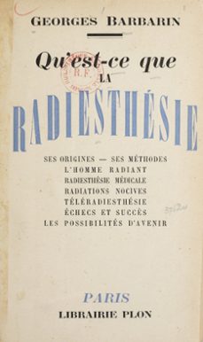 qu'est-ce que la radiesthesie ? (ebook)-georges barbarin-9782259262019