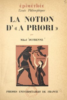 la notion d'a priori (ebook)-mikel dufrenne-9782705935719