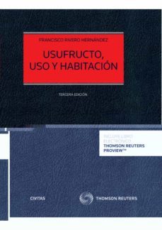 usufructo, uso y habitacion-9788413460819