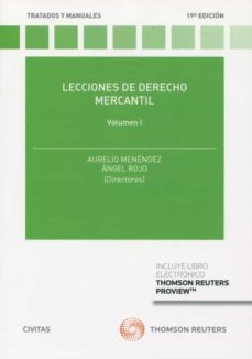 civitas: lecciones de derecho mercantil volumen i 19ª edicion-aurelio menendez menendez-9788413463919