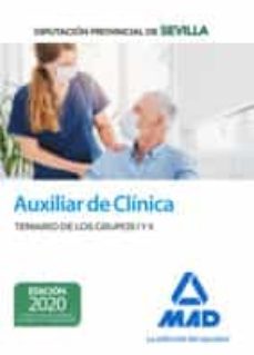 auxiliar de clinica de la diputacion provincial de sevilla. temario de los grupos i y ii-9788414241219