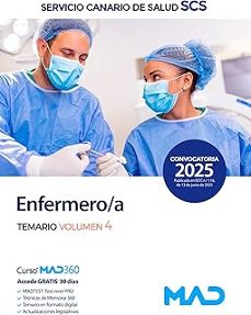 enfermero/a. temario volumen 4. servicio canario de salud scs 2025-9788414297919
