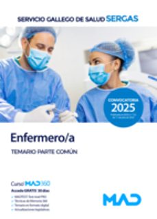 enfermero/a. temario parte comun: servicio gallego de salud (serg as)-9788414299319