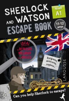 sherlock & watson. escape book per repassar angles. 11-12 anys (cat)-9788418473319