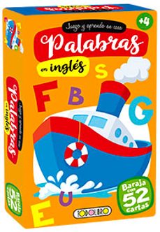 palabras en ingles (juego y aprendo en casa baraja de cartas)-9788418755019