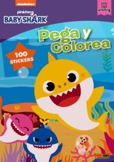baby shark (pega y colorea)-9788427872219