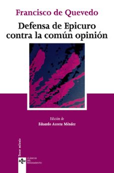 defensa de epicuro contra la comun opinion-9788430946419
