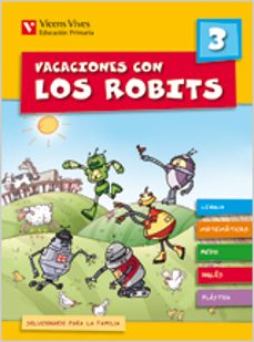 vacaciones con los robits 3º primaria + solucionario-9788431697419