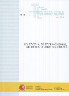 ley 27/2014, de 27 de noviembre, del impuesto sobre sociedades-9788447607419