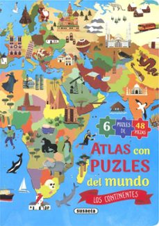 atlas puzle del mundo los continentes-9788467797619