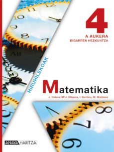 matematika 4 a aukera.  educacion secundaria obligatoria - segundo ciclo - 4º-9788467826319