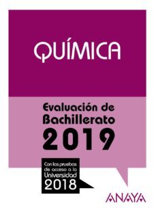 quimica: evaluacion de bachillerato 2019-9788469856819