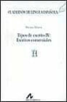 tipos de escrito iv: escritos comerciales-9788476352519
