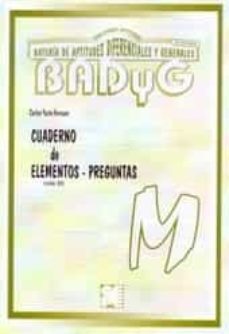 badyg m. cuaderno de aplicacion revision 2011-9788478698219