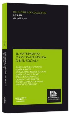 el matrimonio contrato basura o bien social-gabriel garcia cantero-9788483557419