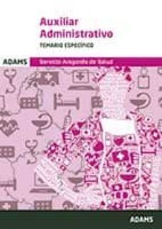 auxiliar administrativo servicio aragones de salud-9788490258019