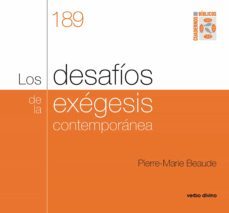 los desafios de la exegesis contemporanea (ebook)-pierre marie beaude-9788490735619