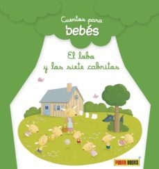 cuentos para bebes, el lobo y los siete cabritos-9788490944219