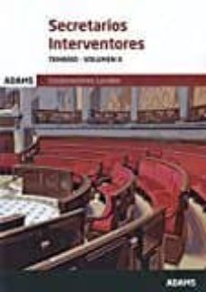 secretarios interventores temario-volumen ii-9788491470519