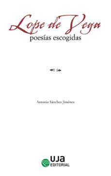 lope de vega: poesias escogidas (ebook)-antonio sanchez jimenez-9788491595519