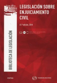 civitas: legislacion sobre enjuiciamiento civil (41ª ed.)-julio banacloche palao-9788491977919