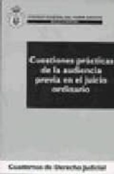 cuestiones practicas de la audiencia previa en el juicio ordinari o-9788492596119