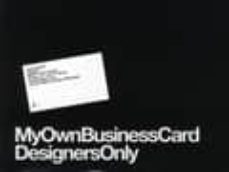 my own business card. designers only-9788492643219